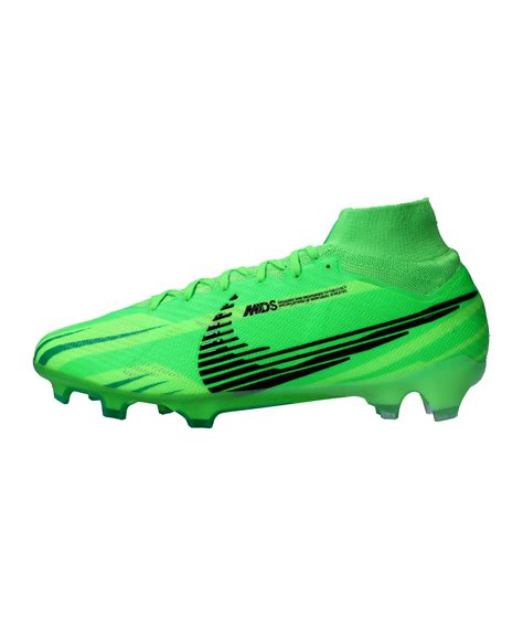 nike air fußballschuhe schwarz neon grün leder